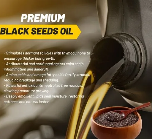 Black seed oil for hair